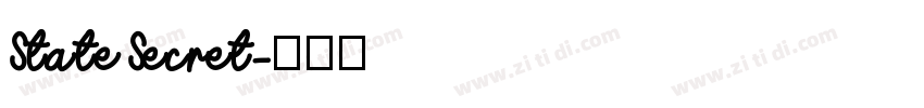 State Secret字体转换